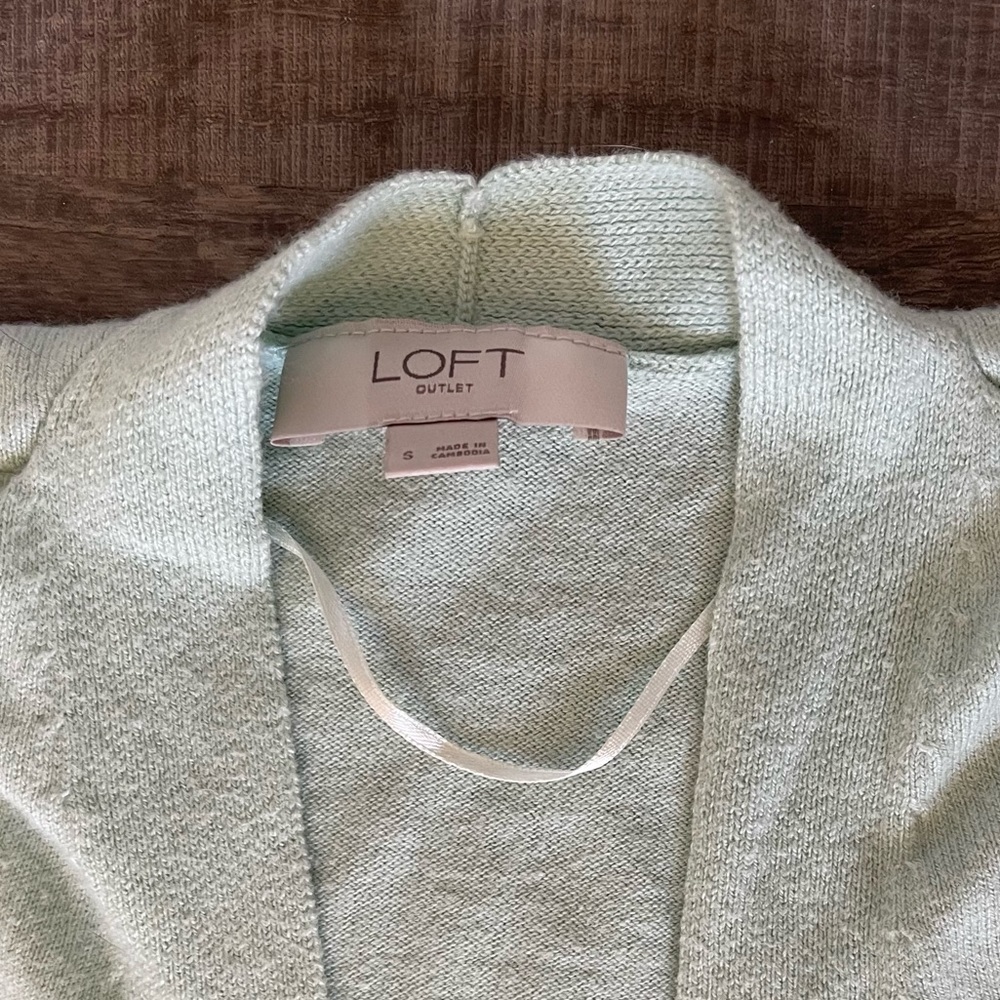 LOFT Cardigan in Robin’s Egg Blue - Small